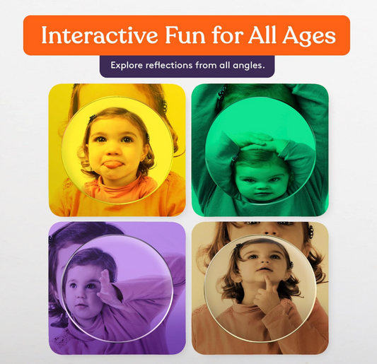 Interactive Acrylic Bubble Wall Mirror