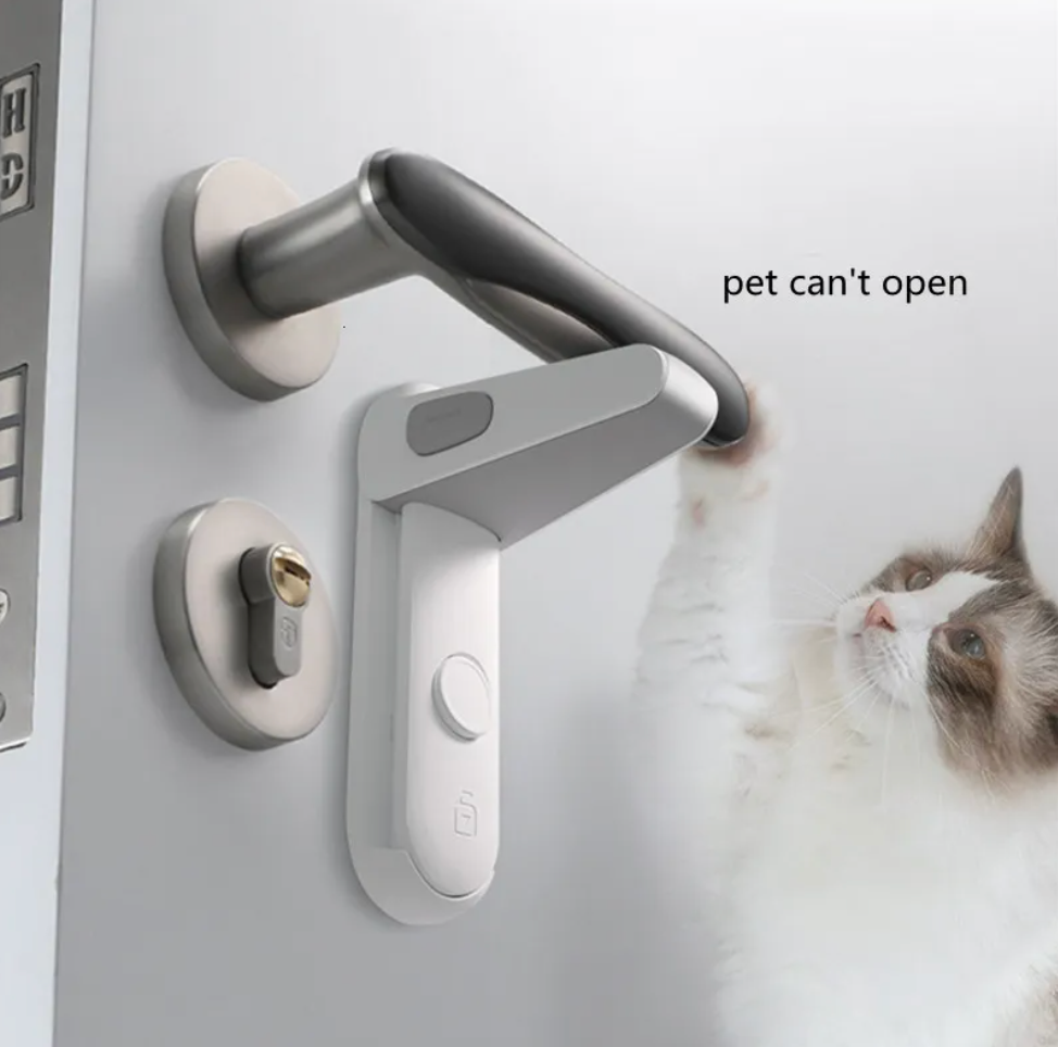 Safety Door Handle Lever Lock (Pack of 2)