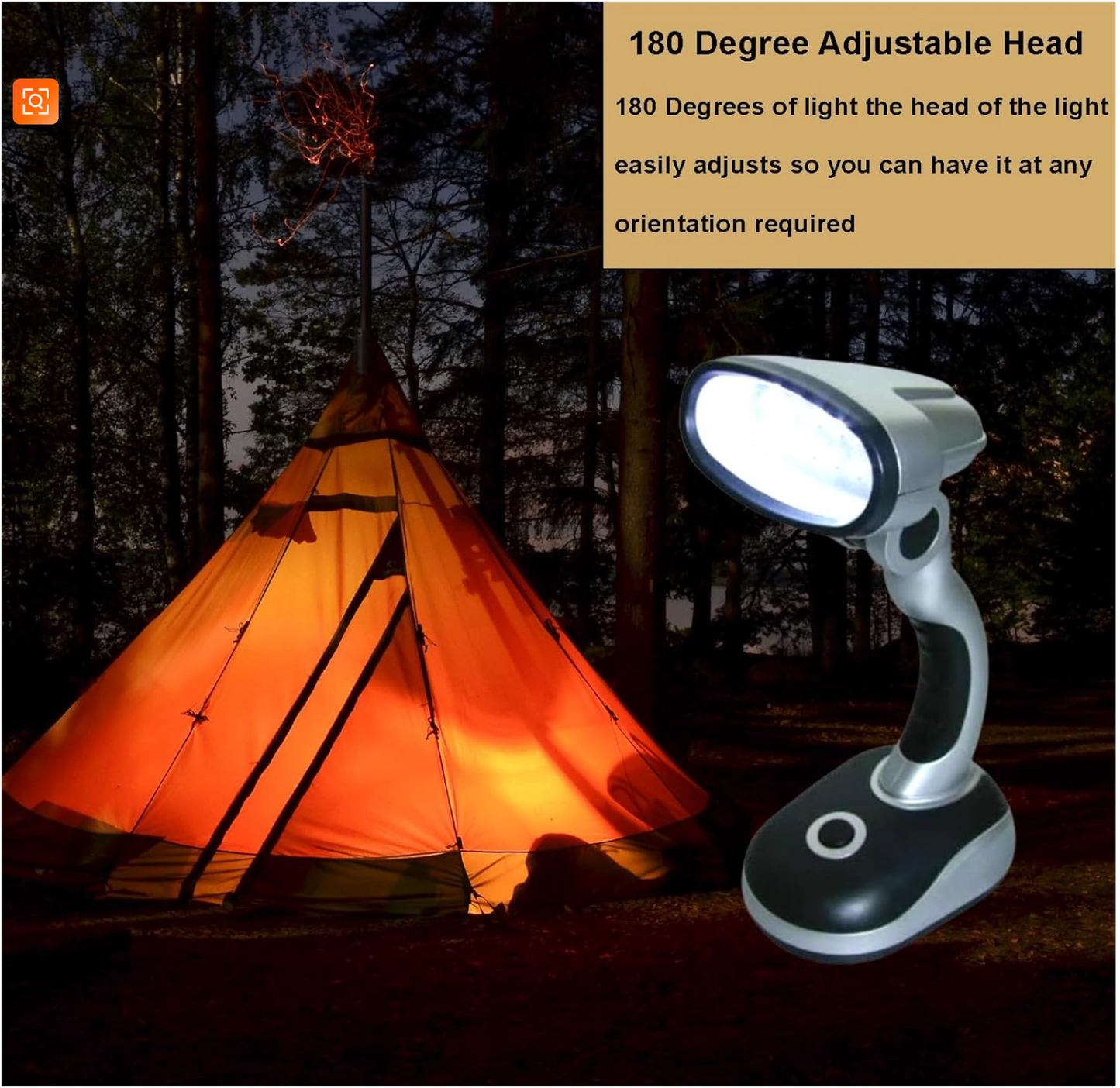 Foldable Desk Light Table Lamp with 12 LEDs