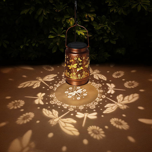 Solar-Powered Dragonfly Lantern