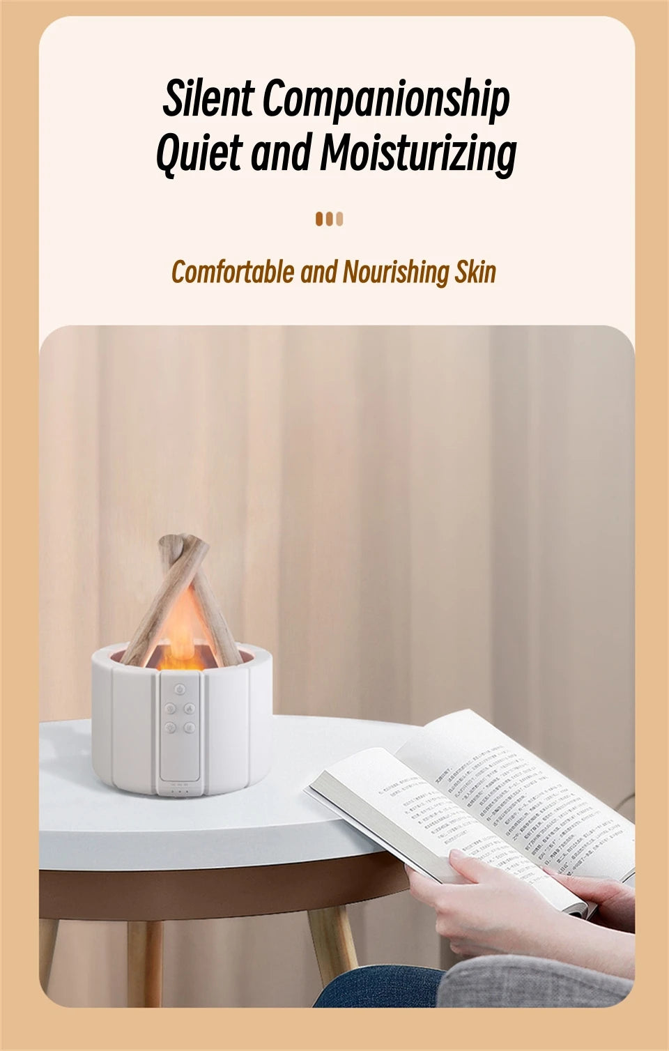 3D Bonfire Flame Diffuser