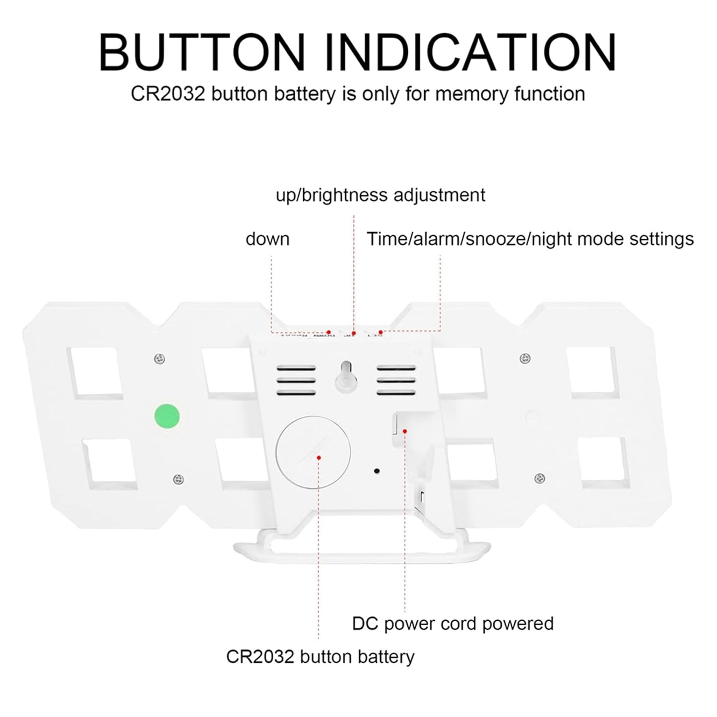 3D Digital Luminous Alarm Clock