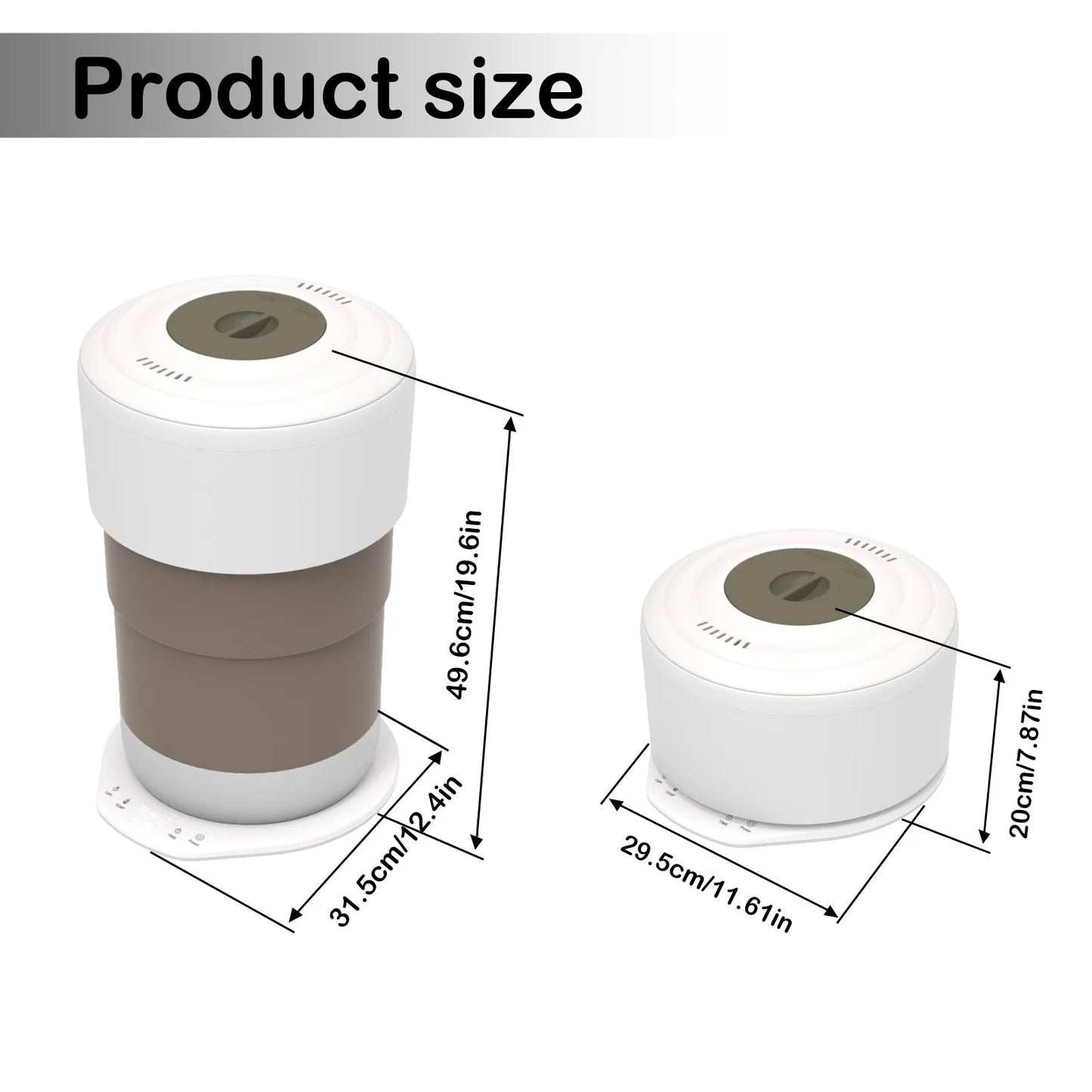 Foldable Smart Electric Bathroom Towel Heater Bucket