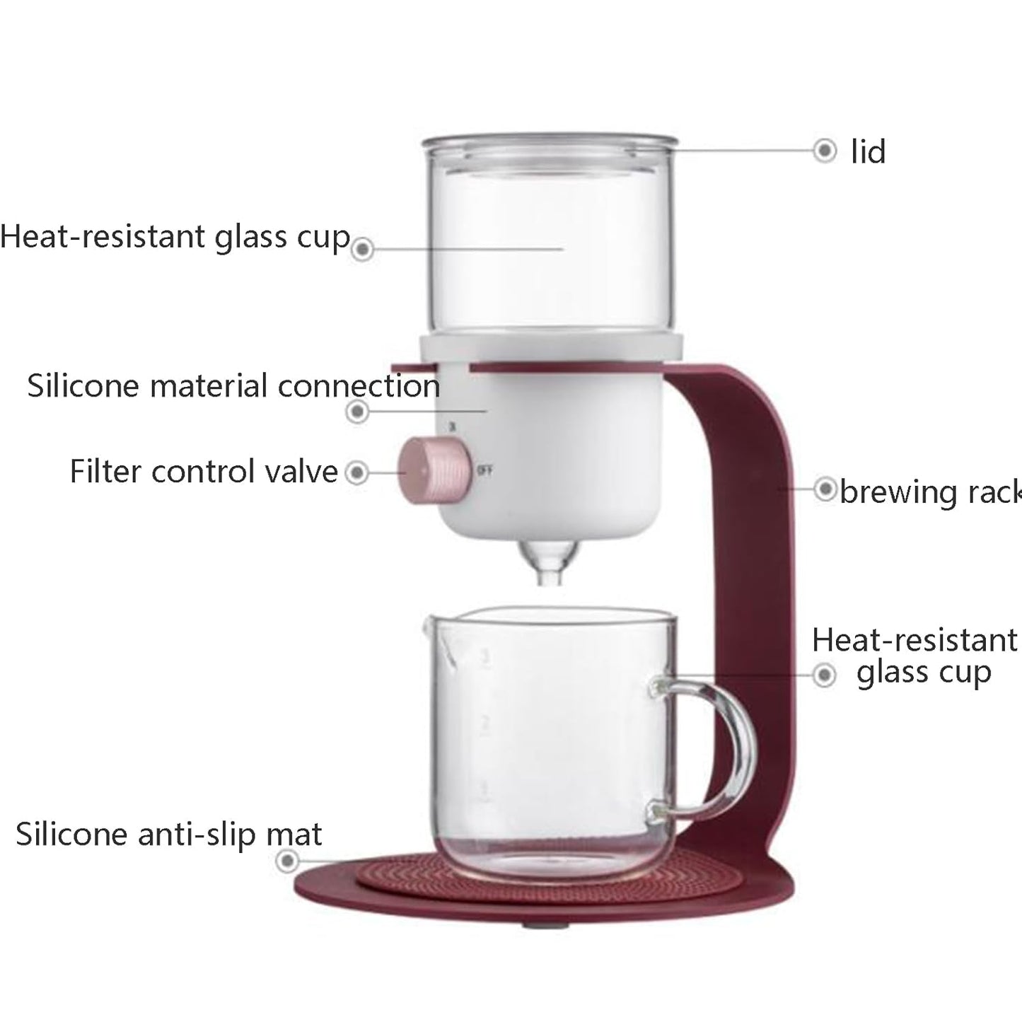 Automatic Glass Tea Brewer