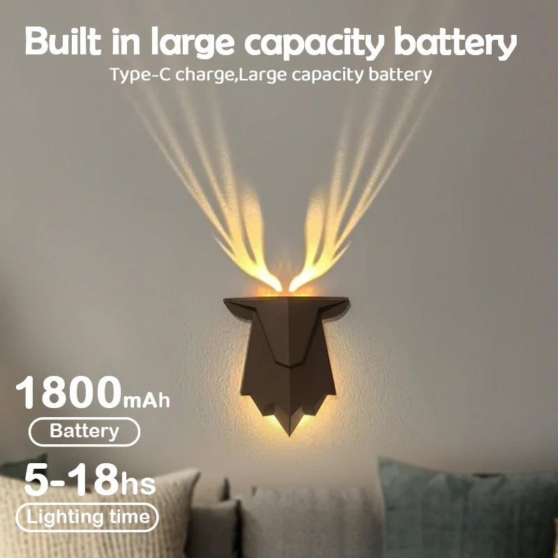 Deer Shadow Decorative Wall Lamp
