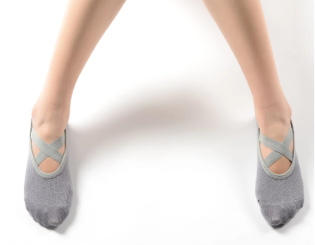Unisex Non Slip Grip Socks with Cushion for Yoga