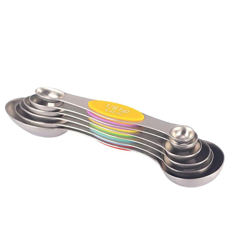 Double Sided Magnetic Stainless Steel Measuring Spoon