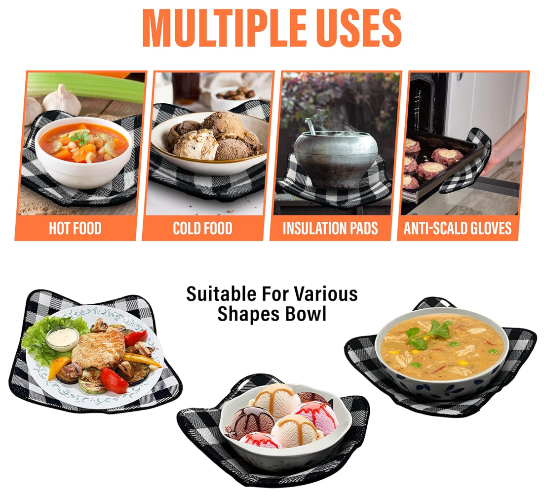 Microwave Bowl Holder (Pack of 4)