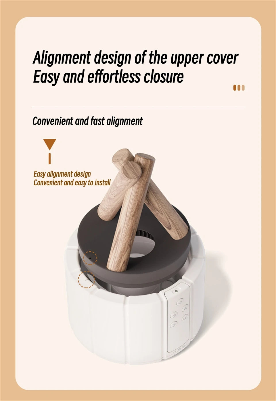3D Bonfire Flame Diffuser