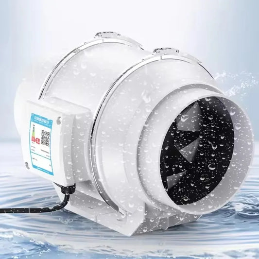 Wall Mounted Inline Ventilation Exhaust Fan