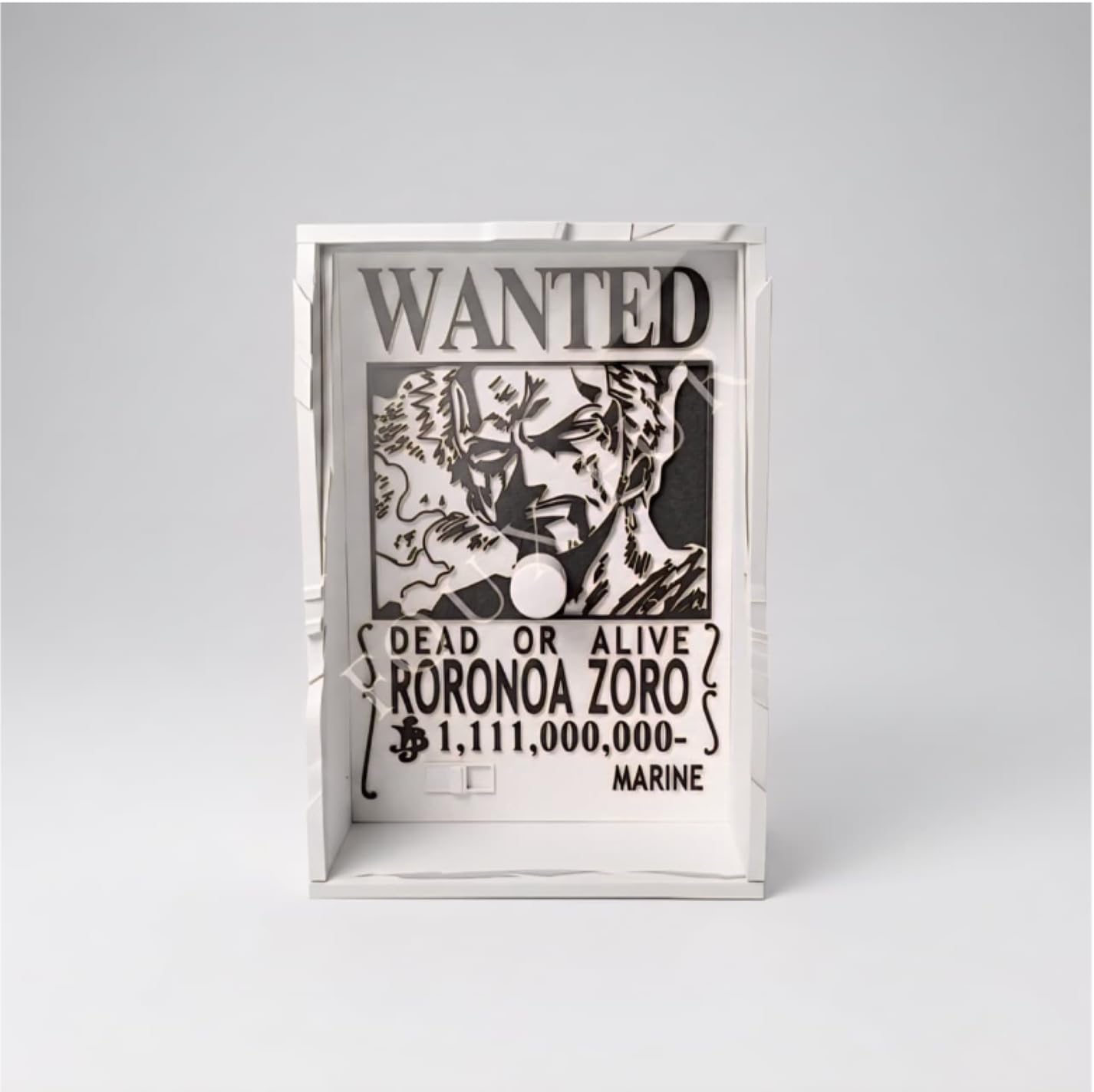 Roronoa Zoro Anime Shadow Lamp