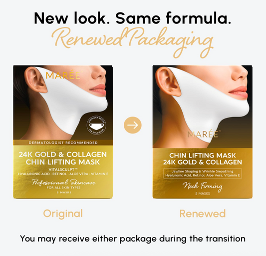 24K Gold & Collagen V-Line Lifting Mask