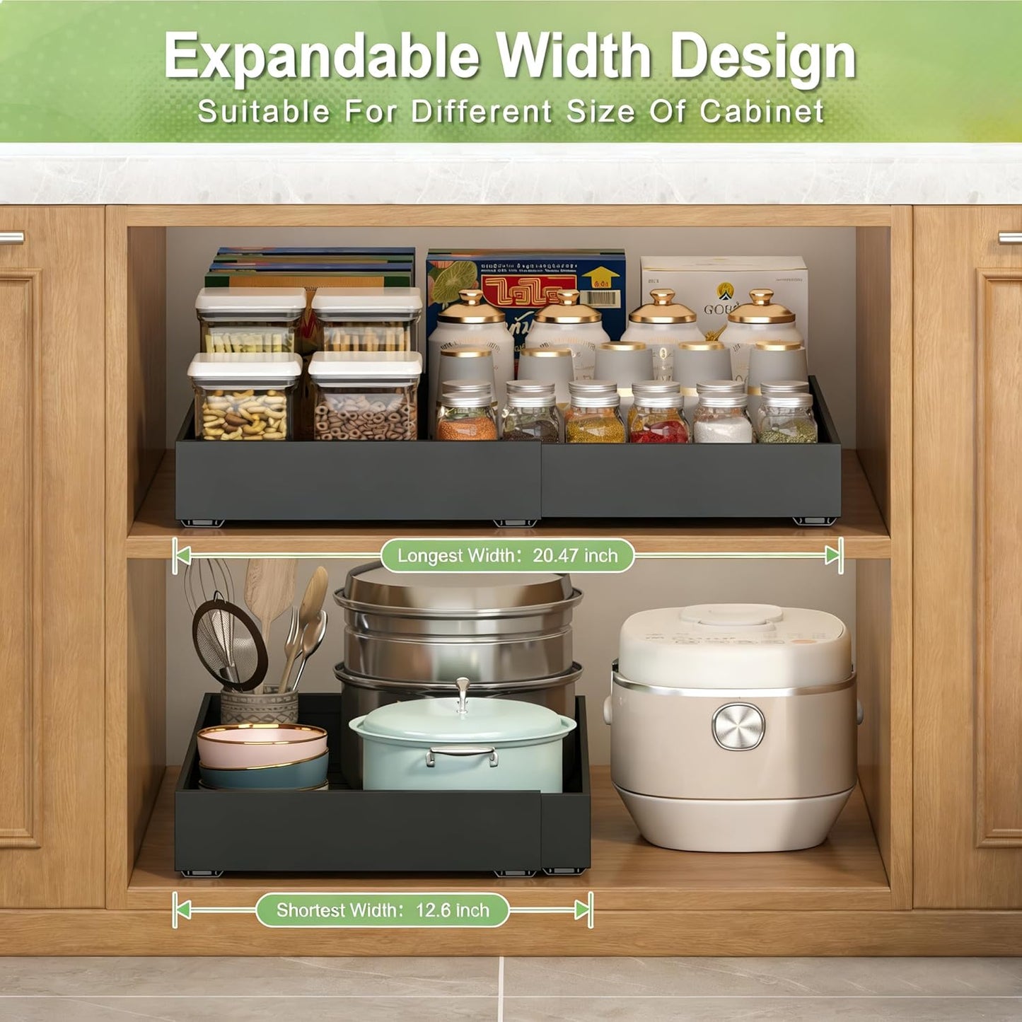 Pull Out Cabinet Organizer