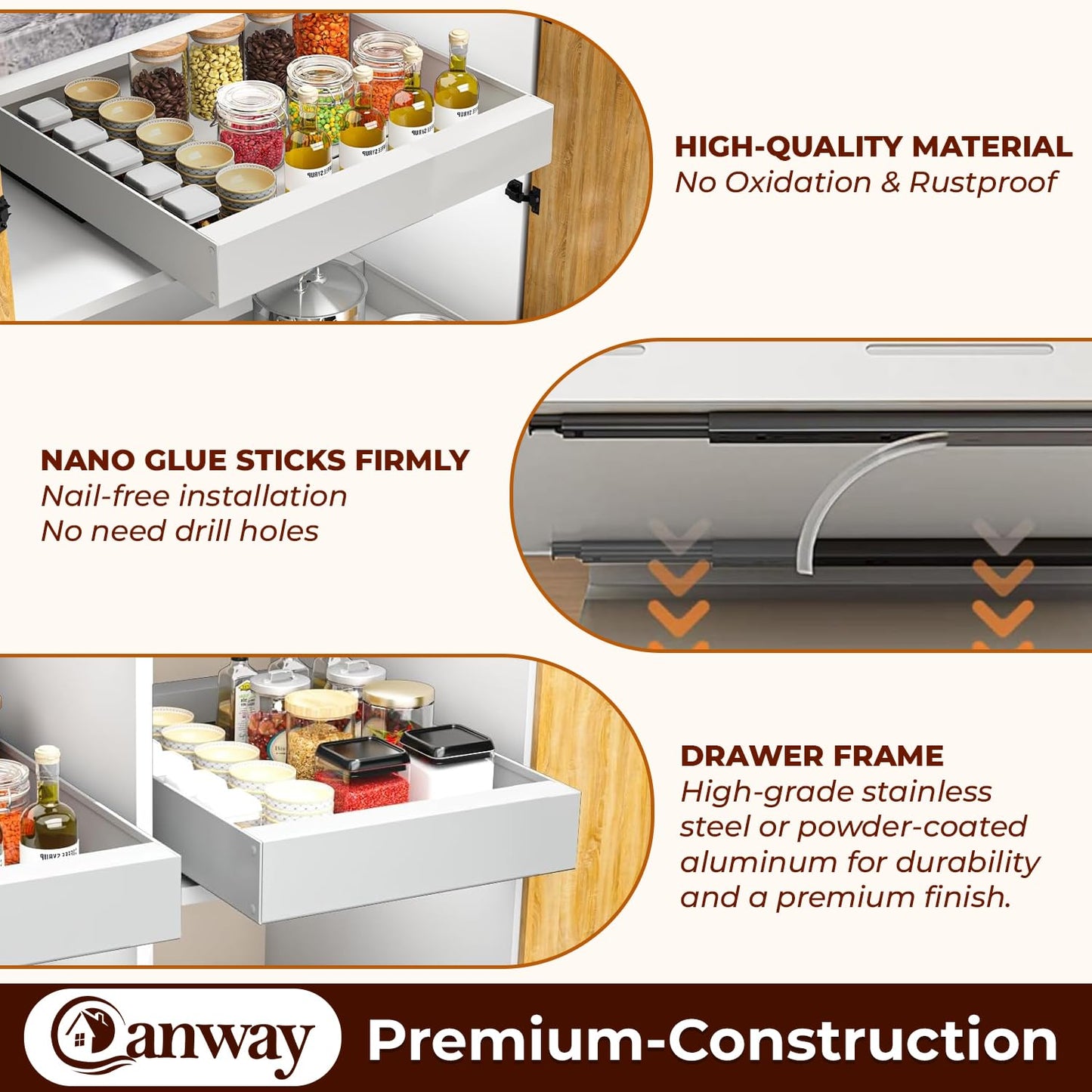 Pull Out Cabinet Organizer