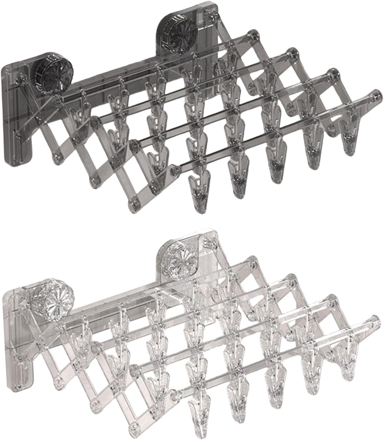 Wall Mounted Foldable Suction Cup Organiser