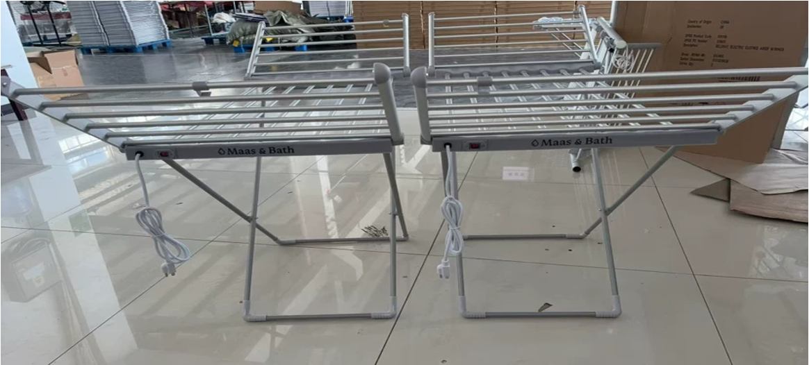 Foldable & Electric Heating Clothes Drying Rack