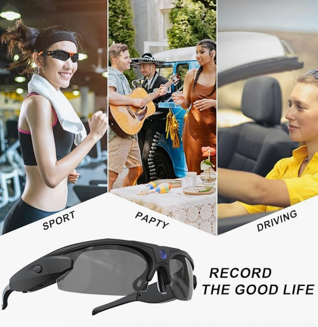 Smart Eyeglasses With Builtin Camera