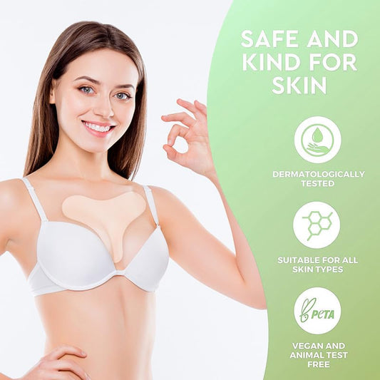 Silicone Anti Wrinkle Chest Pad (Pack Of 2)