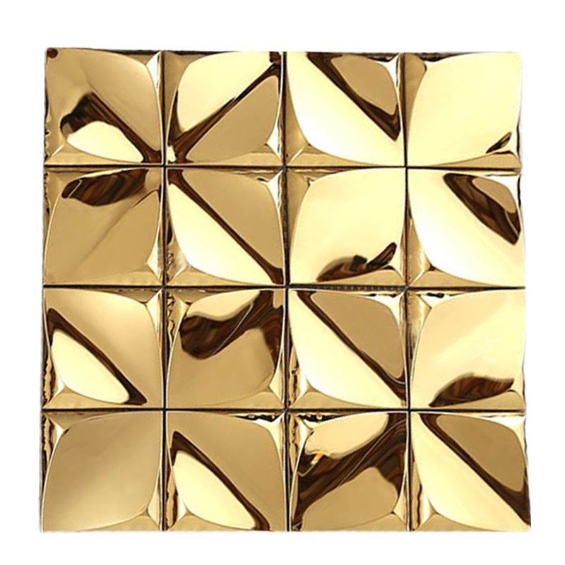 3D Modern Metal Mosaic Tiles