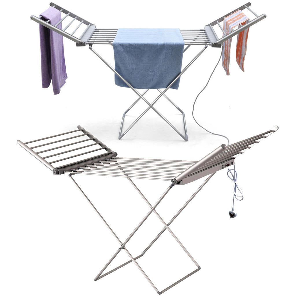 Foldable & Electric Heating Clothes Drying Rack
