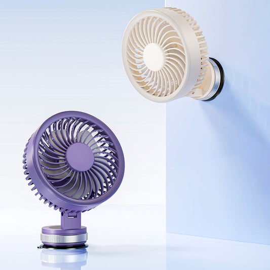 360 Degree Adjustable Head Suction Cup Fan