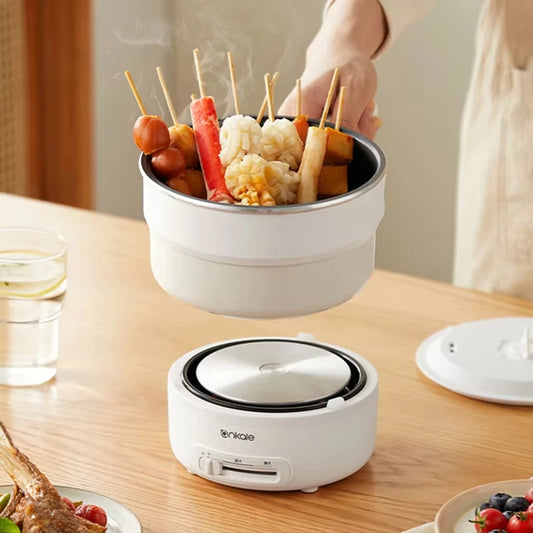 Portable Electric Cooker with Foldable Handle