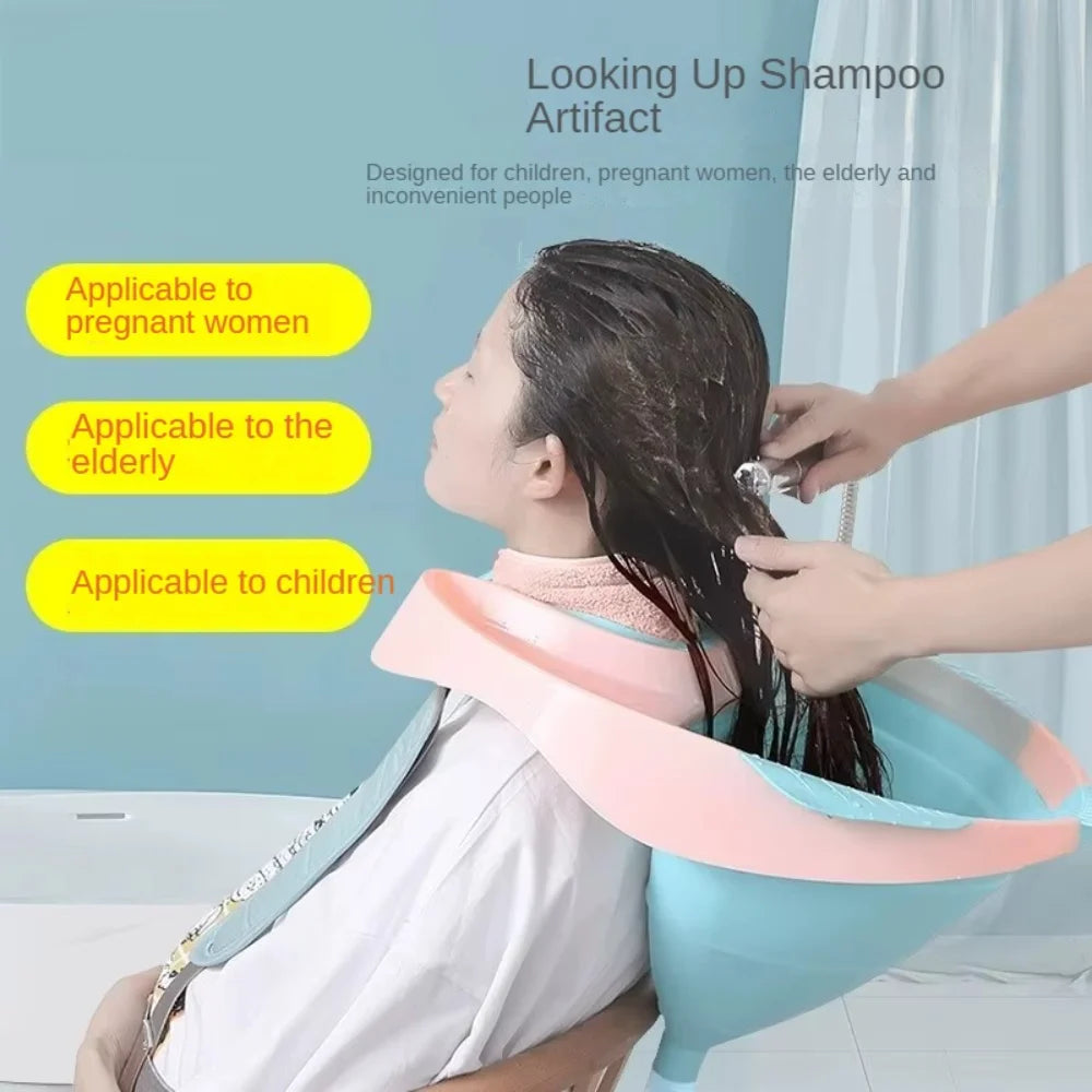 Portable & Foldable Plastic Hair Basin