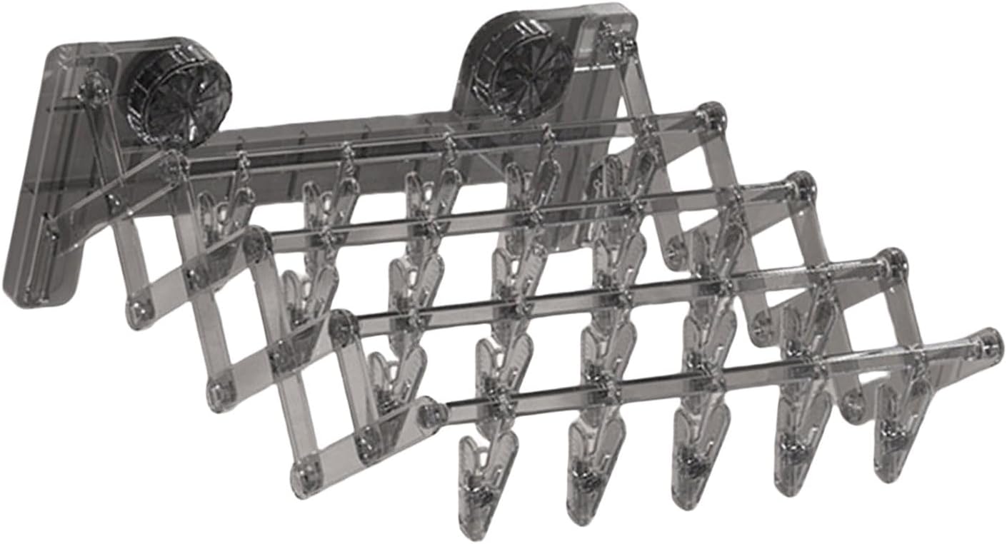 Wall Mounted Foldable Suction Cup Organiser
