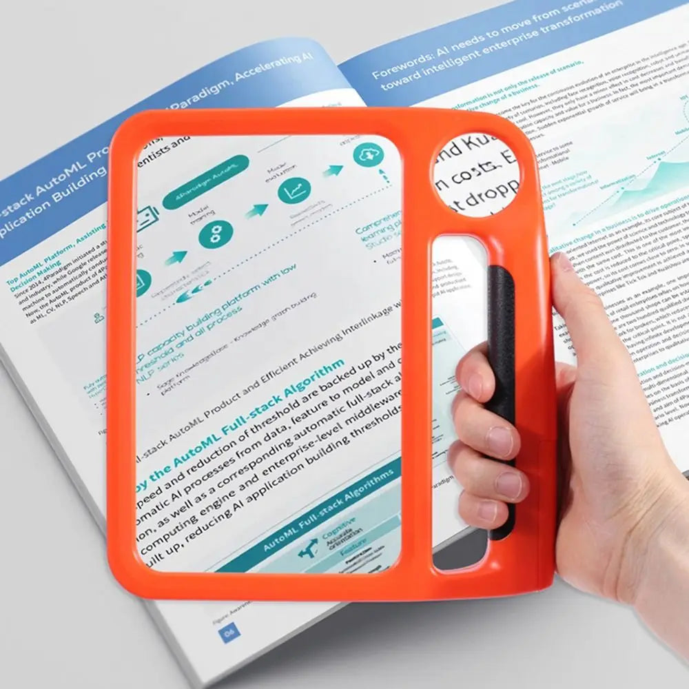 Rechargeable Handheld Magnifier with LED