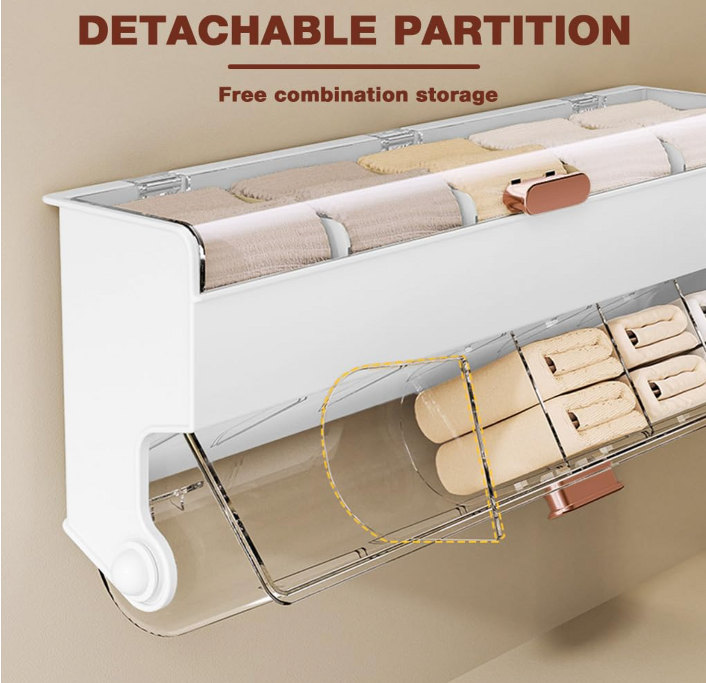 Transparent Drawer Organizer for Socks