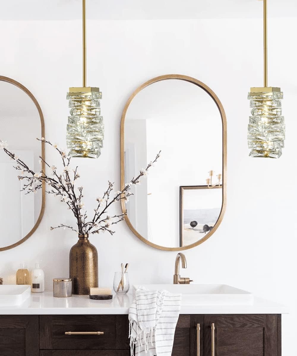 Crystal Frost Chandelier Lamp