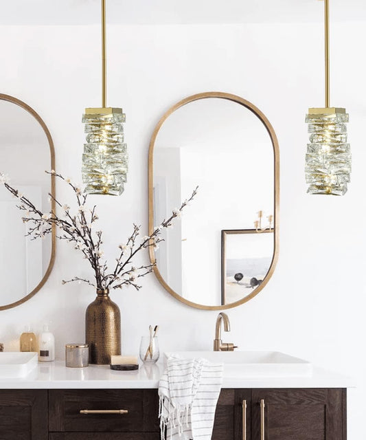 Crystal Frost Chandelier Lamp