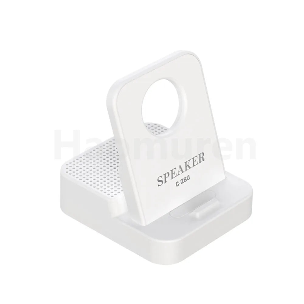 Portable Wireless Induction Speaker With Phone Stand