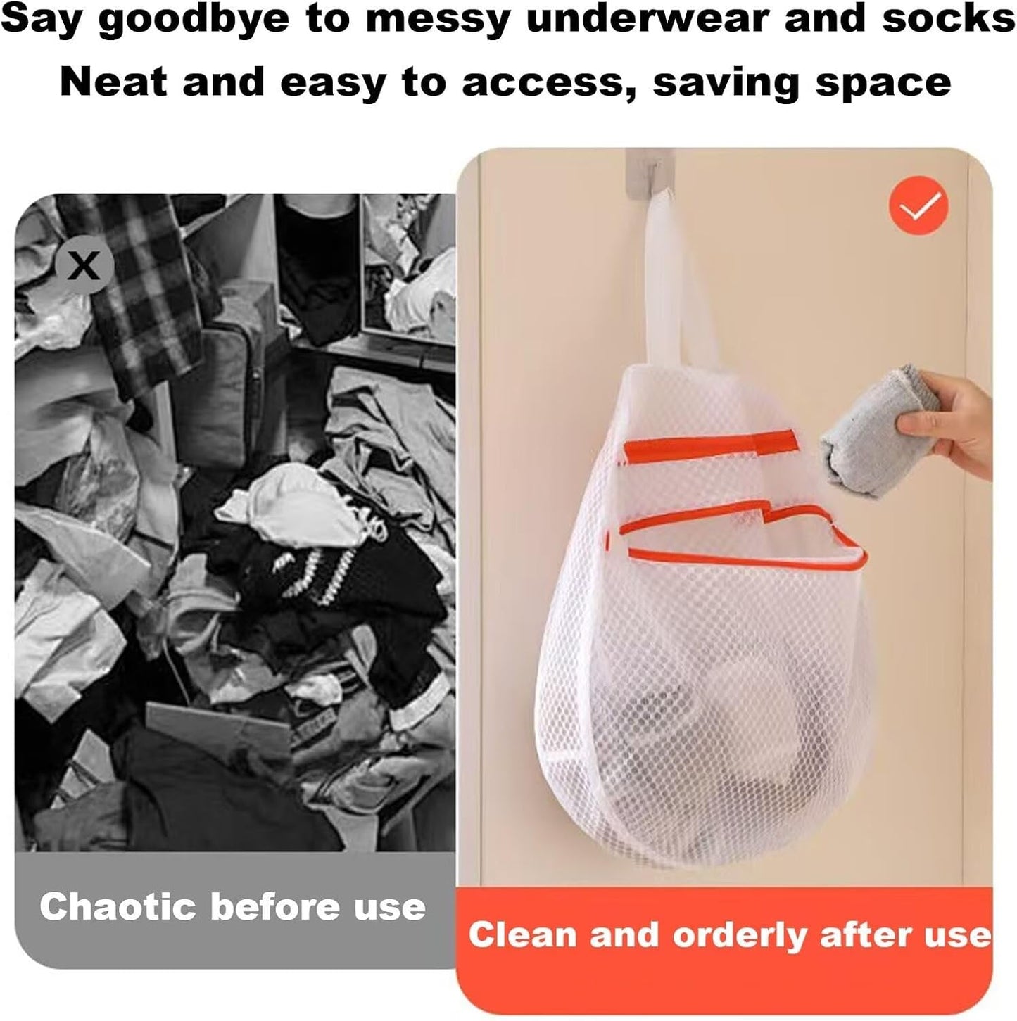Polyester Washing Laundry Bag With Double Zipper