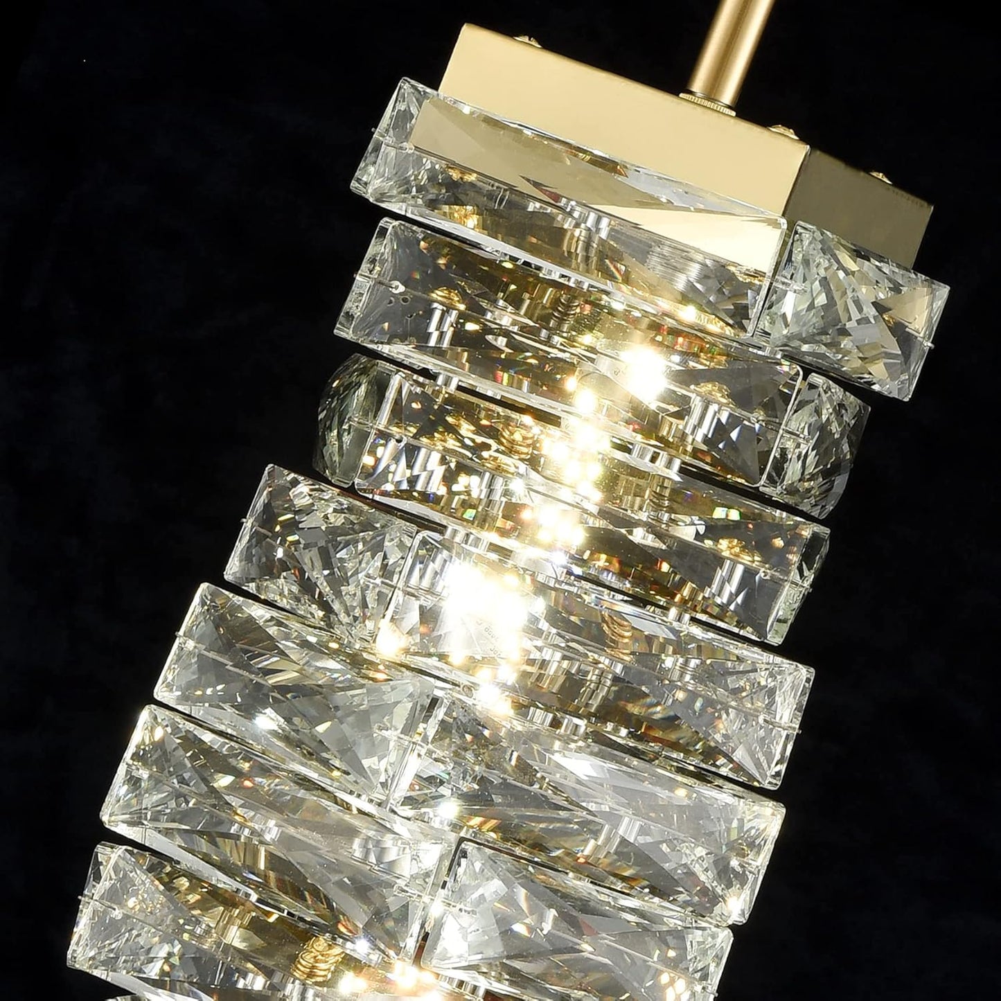 Crystal Frost Chandelier Lamp