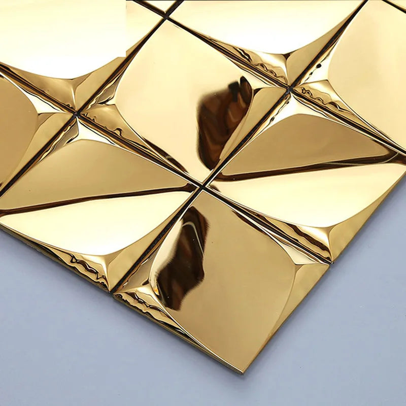 3D Modern Metal Mosaic Tiles