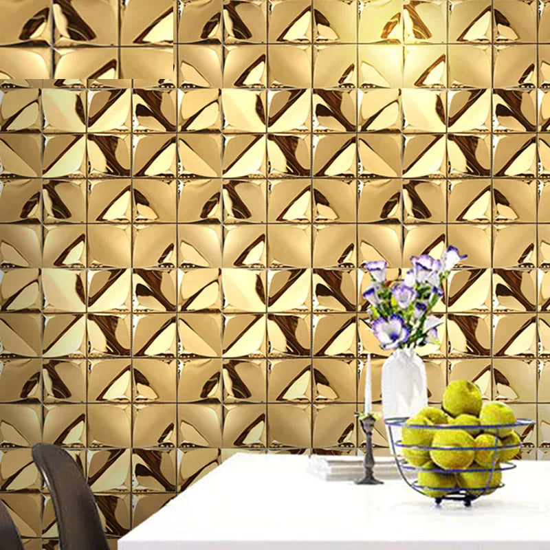 3D Modern Metal Mosaic Tiles