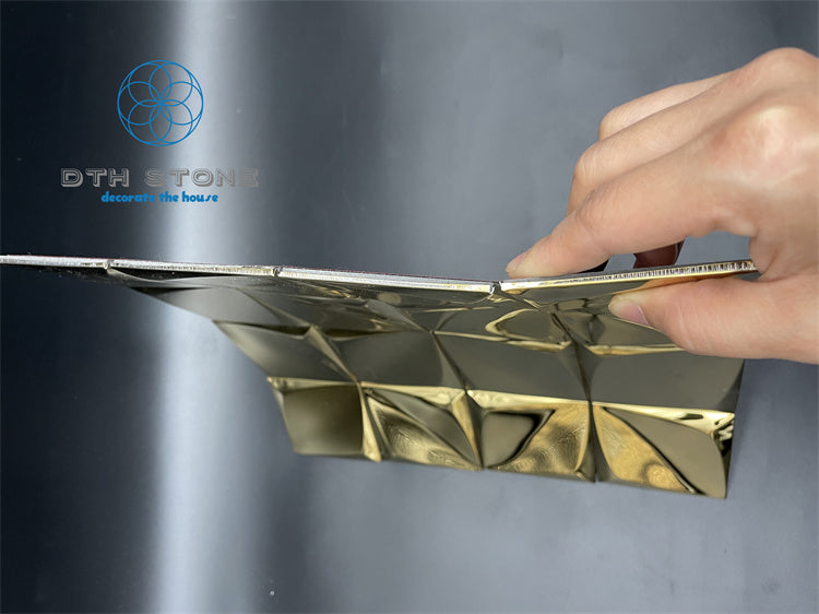 3D Modern Metal Mosaic Tiles