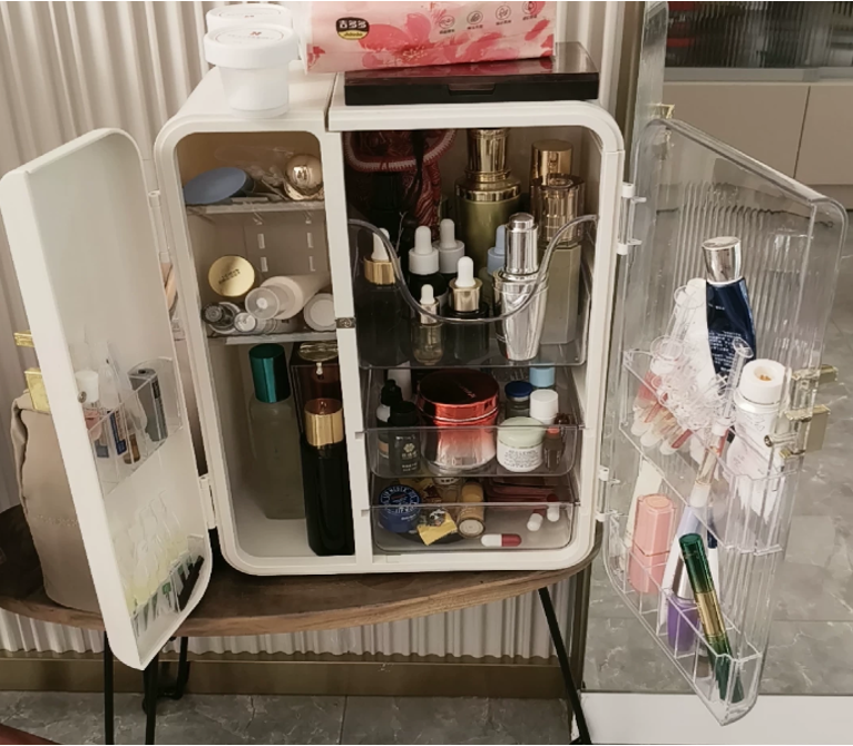 Transparent Vanity Makeup Storage Box
