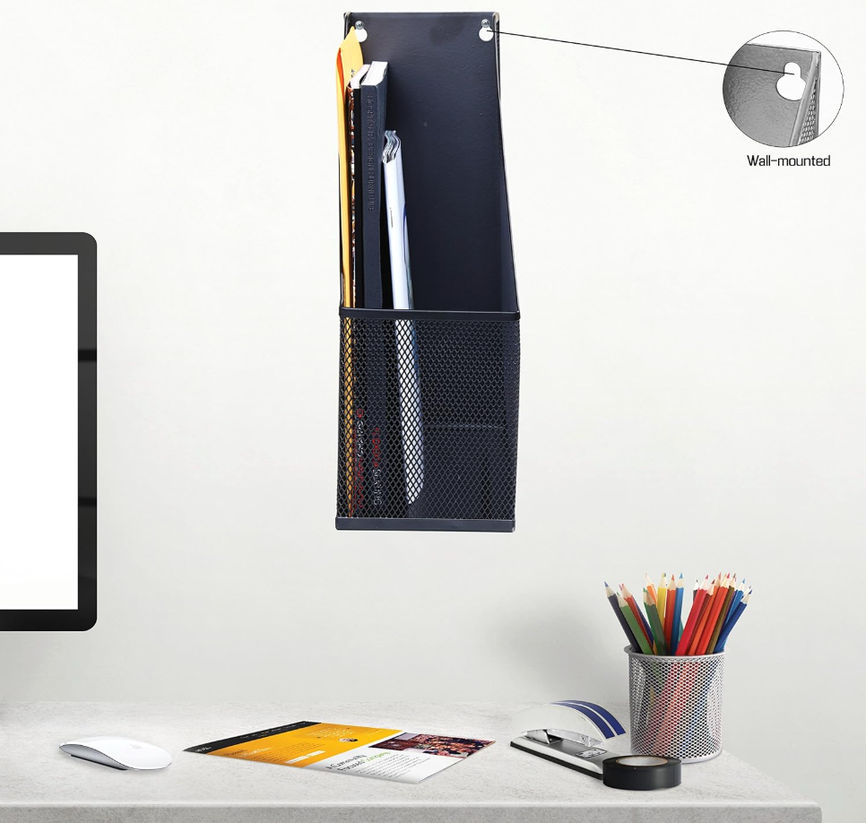 Wall Mount Steel File Organizer