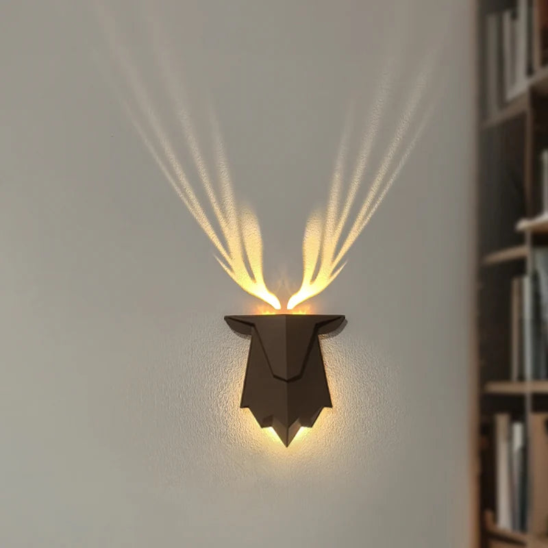 Deer Shadow Decorative Wall Lamp