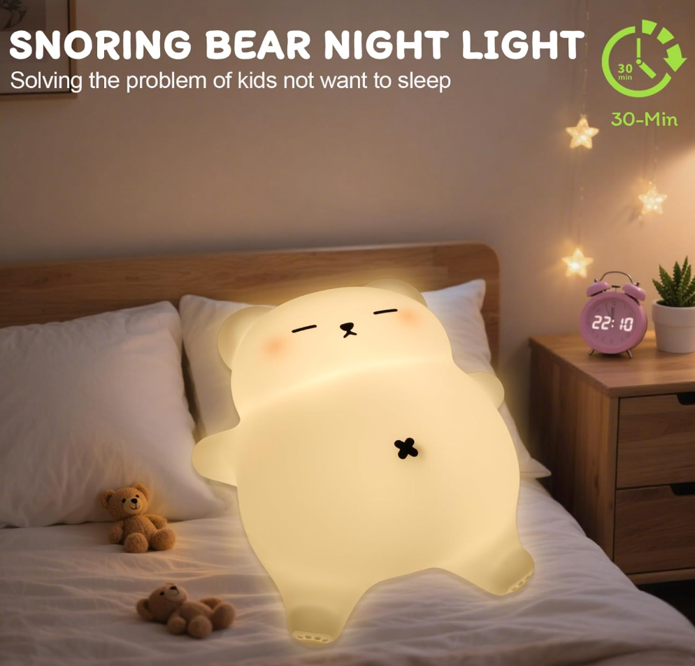 Snore White Bear Pat Lamp