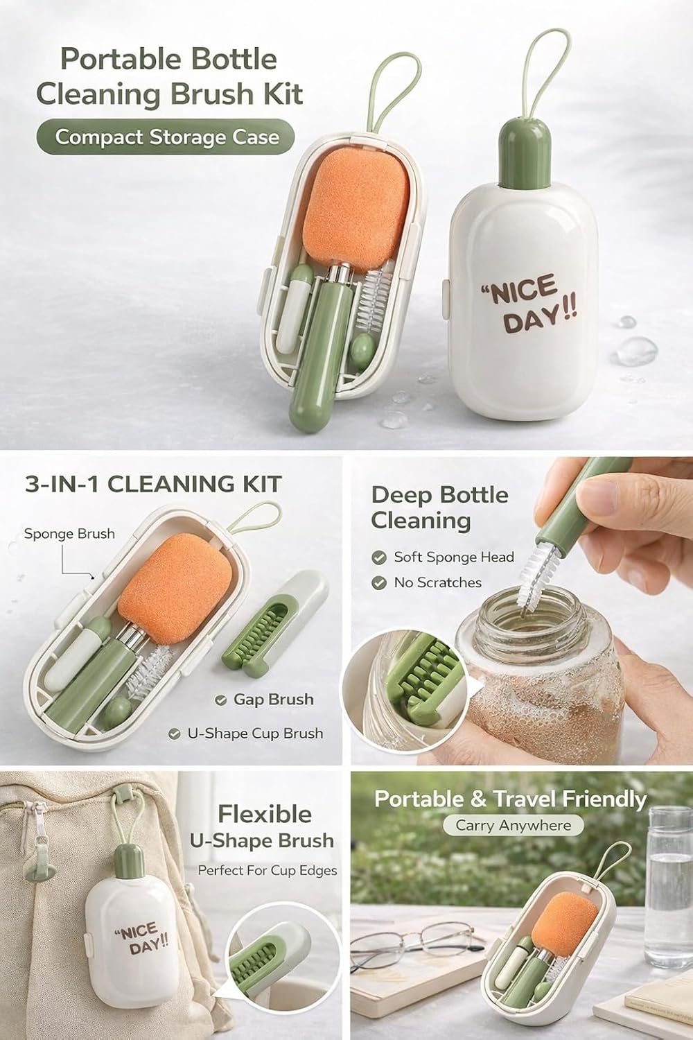 3 In 1 Telescopic Cup Cleaning Brush