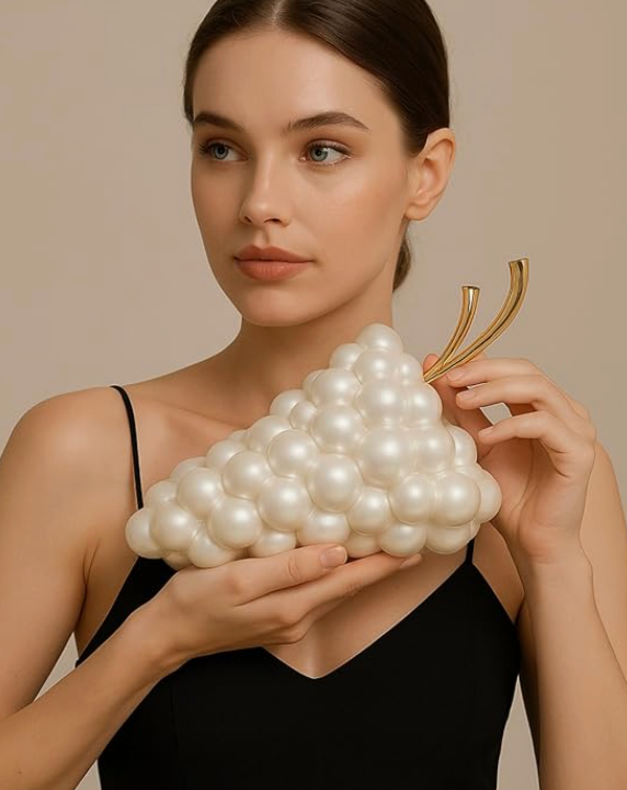 Premium Grape Shape Clutch Bag