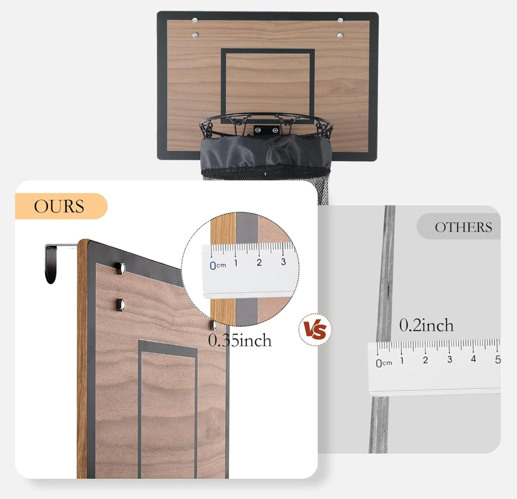 Over the Door Basketball Hoop Laundry Basket