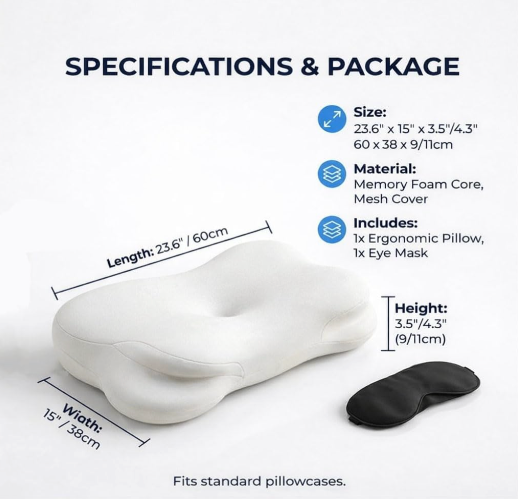 Memory Foam Cervical Pillow