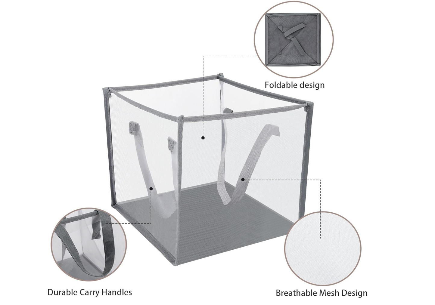 Foldable Storage Laundry Basket