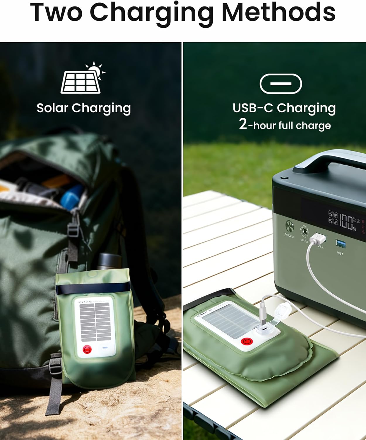 Inflatable Solar Camping Lantern