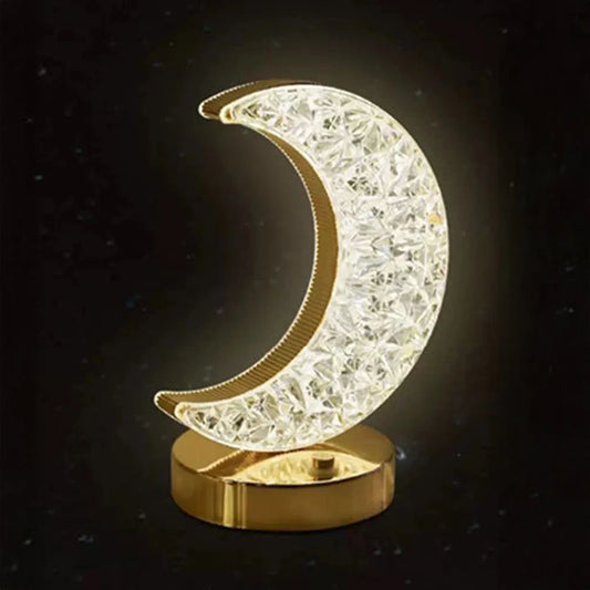 Moon Shape Bedroom Table Lamp