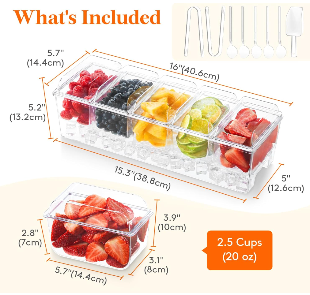 Fruit Organizer Serving Tray